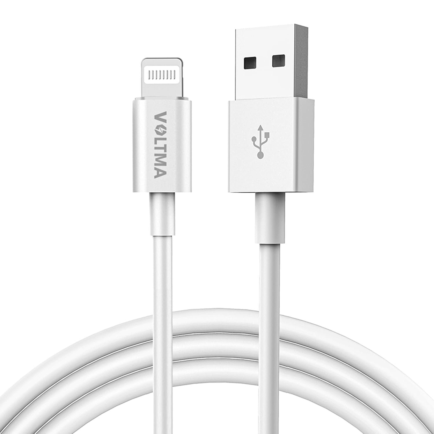 Cable de Silicona USB A a Lightning Voltma PHS10UL, 10W
